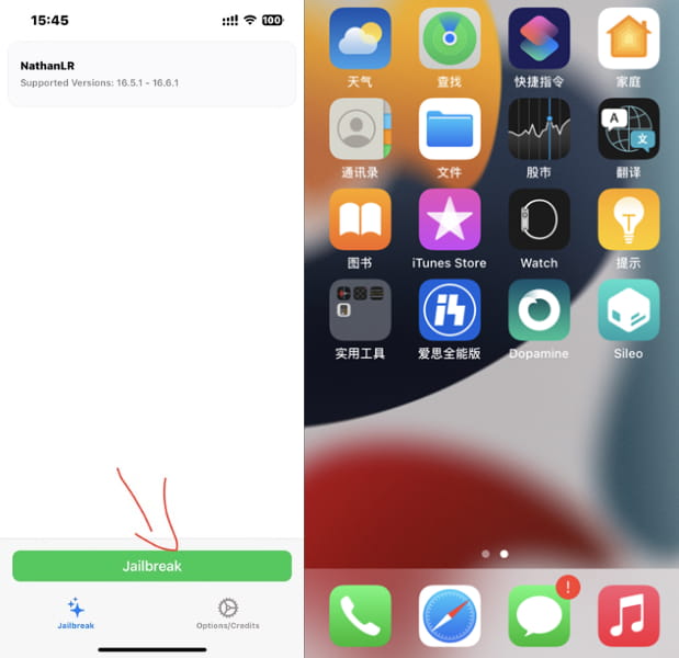 NathanLR V1.1.2汉化版 半越狱使用教程插图6 NathanLR V1.1.2汉化版 半越狱使用教程插图6