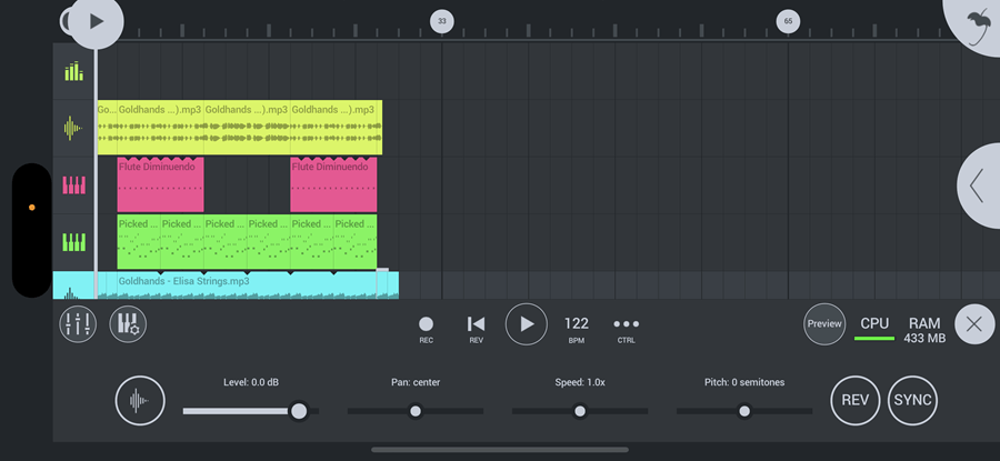FL Studio Mobile 4.6.12 专业音频剪辑插图1 FL Studio Mobile 4.6.12 专业音频剪辑插图1