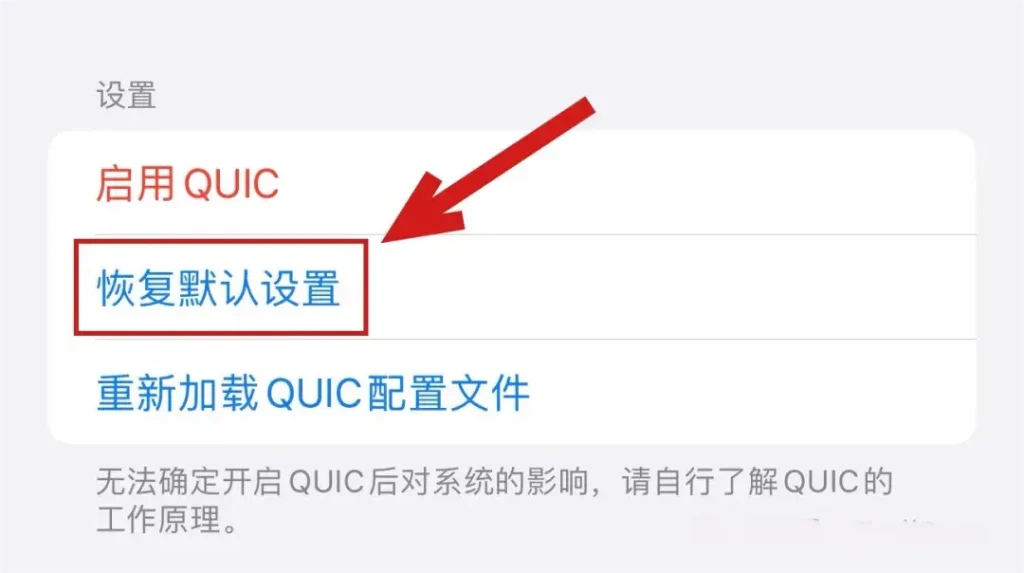 iPhone一键开启QUIC,提升手机网速插图5 iPhone一键开启QUIC,提升手机网速插图5